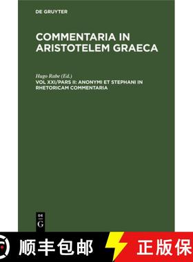 预订 Anonymi Et Stephani in Rhetoricam Commentaria [9783112332375]