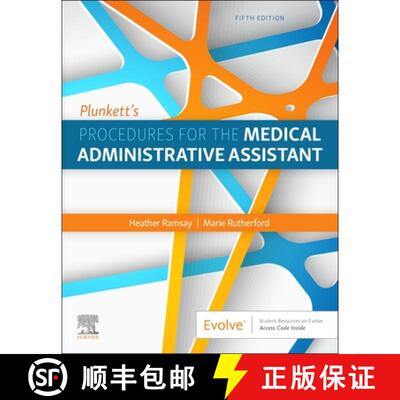 【3-4周达】Plunkett's Procedures for the Medical Administrative Assistant [9781771721967]