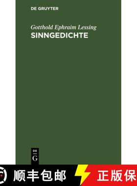 预订 Sinngedichte [9783112636299]