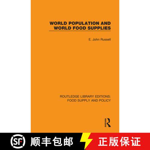 【3-4周达】精装 World Population and World Food Supplies [9780367275846]