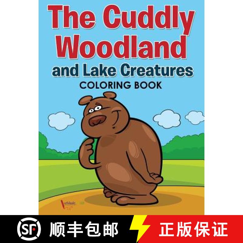 【3-4周达】The Cuddly Woodland and Lake Creatures Coloring Book [9781683219187]