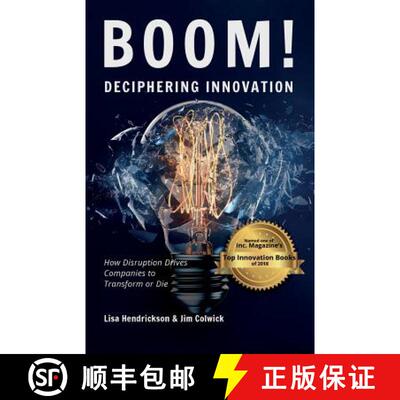 【3-4周达】BOOM! Deciphering Innovation: How Disruption Drives Companies to Transform or Die [9781733884204]