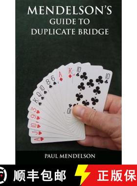 【3-4周达】Mendelson's Guide to Duplicate Bridge [9781905553822]