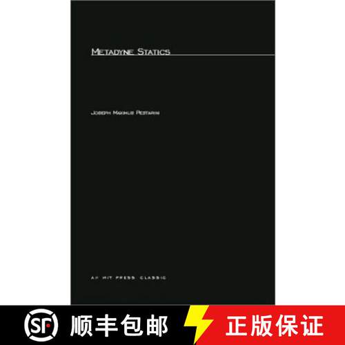 【3-4周达】Metadyne Statics [9780262661720]
