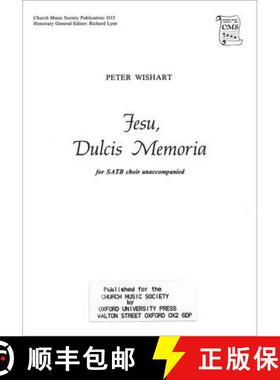 【3-4周达】Jesu, Dulcis Memoria: Vocal score (Vocal score) [9780193952492]