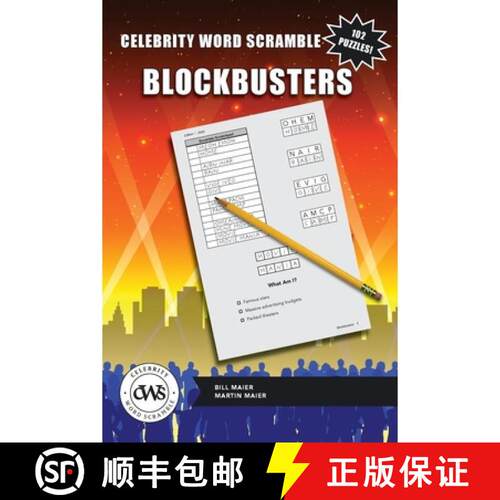 【3-4周达】Celebrity Word Scramble Blockbusters [9798994098219]