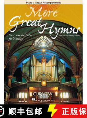 预订 More Great Hymns: Piano Accompaniment (Book Only) [9789043121095]