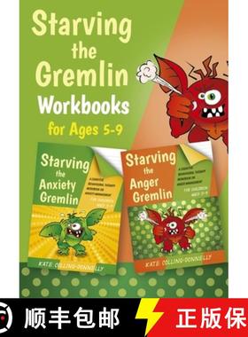 【3-4周达】Starving the Gremlin Workbooks for Ages 5-9: Two CBT Workbooks for Children [9781805018643]
