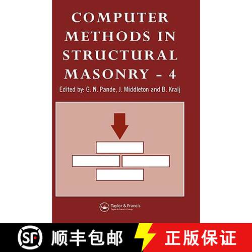 【3-4周达】精装 Computer Methods in Structural Masonry - 4: Fourth International Symposium - Internat... [9780419235408]