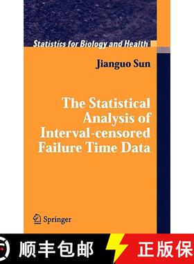 【3-4周达】The Statistical Analysis of Interval-Censored Failure Time Data [9780387329055]