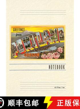 预订 Vintage Lined Notebook Greetings from Portland [9798385442898]