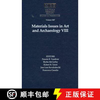 【3-4周达】Materials Issues in Art and Archaeology VIII: Volume 1047 [9781558999886]