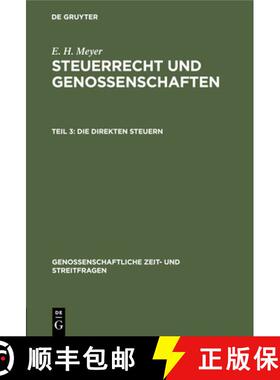 【3-4周达】Die Direkten Steuern [9783112426876]