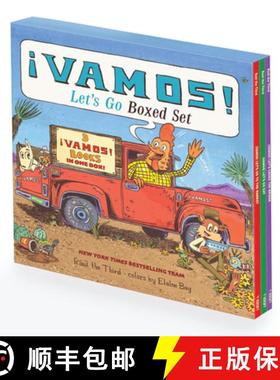 【3-4周达】¡Vamos! Let's Go 3-Book Paperback Picture Book Box Set: ¡Vamos! Let's Go to the Market, ... [9780063325234]