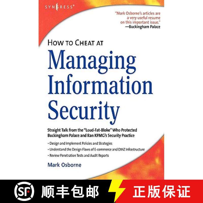 【3-4周达】How to Cheat at Managing Information Security [9781597491105]