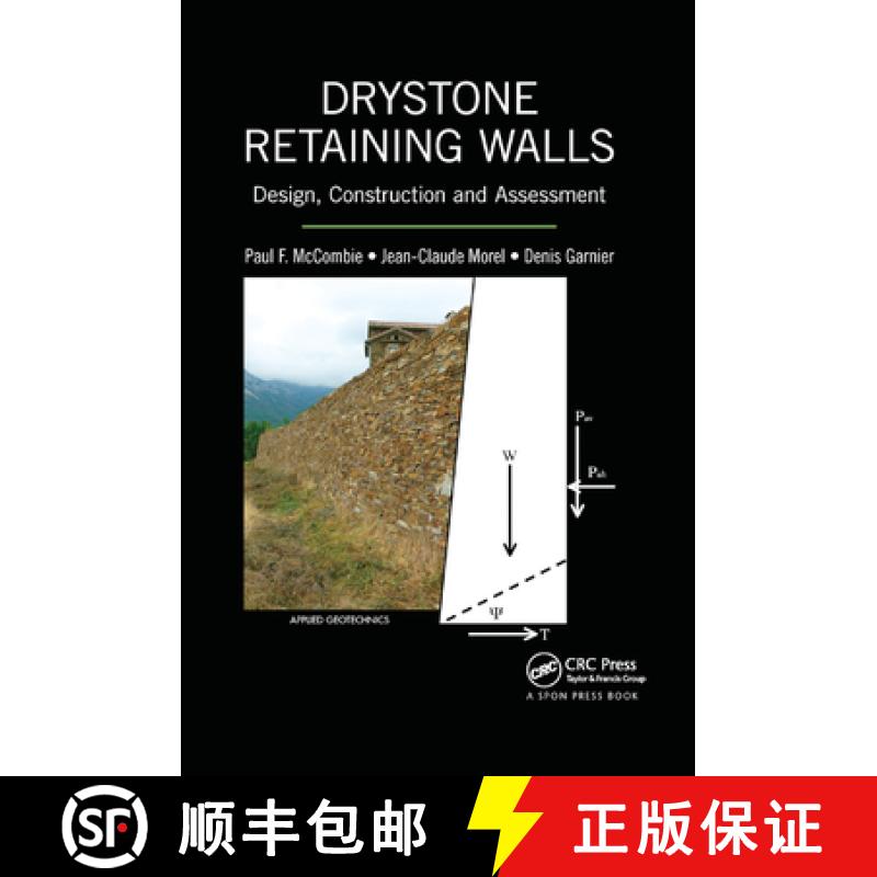 【3-4周达】Drystone Retaining Walls : Design, Construction and Assessment [9780367870409]