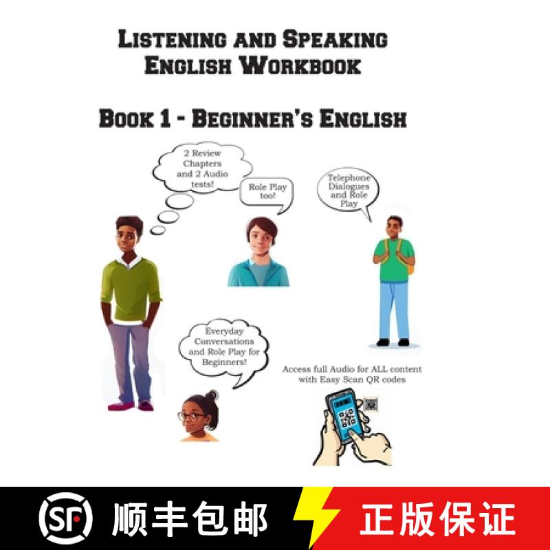 【2-3周达】Listening and Speaking English Workbook: Book 1 - Beginner's English [9781772452792]