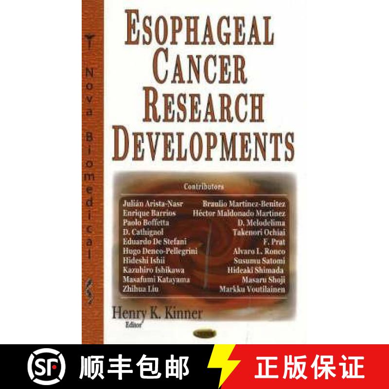 【3-4周达】Esophageal Cancer Research Developments [9781600213090]