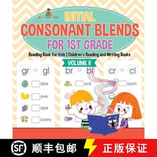 Grade Kids Volume Consonant for 9798869415264 Read... Initial Blends 1st Book Reading Children 4周达