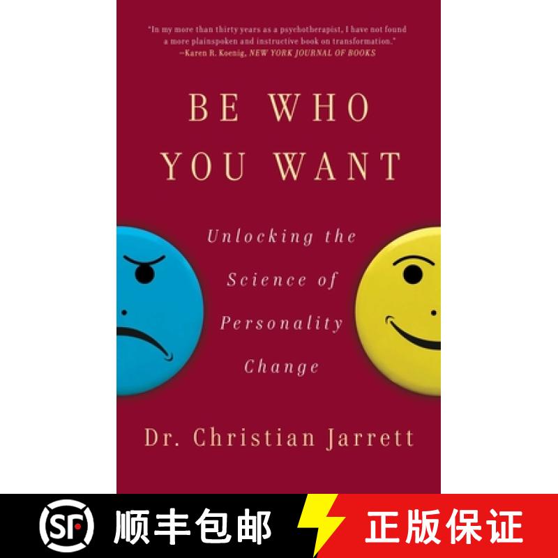 【3-4周达】Be Who You Want: Unlocking the Science of Personality Change [9781501174711]