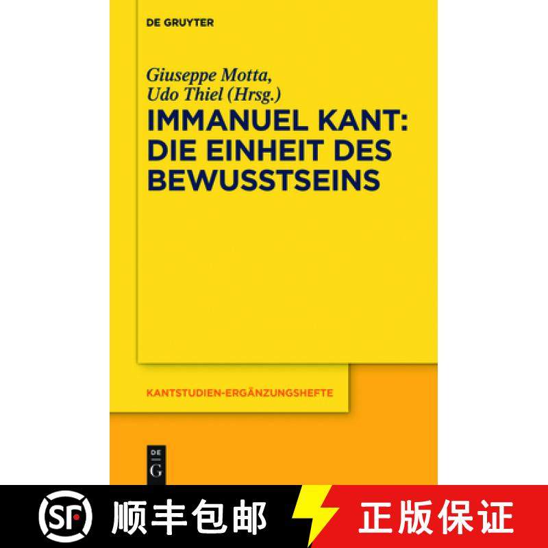 预订 Immanuel Kant - Die Einheit des Bewusstseins [9783110557664]