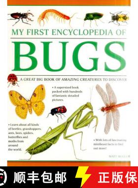 【3-4周达】My First Encyclopedia of Bugs (giant Size): A First Encyclopedia with Supersize Pictures [9781861478238]