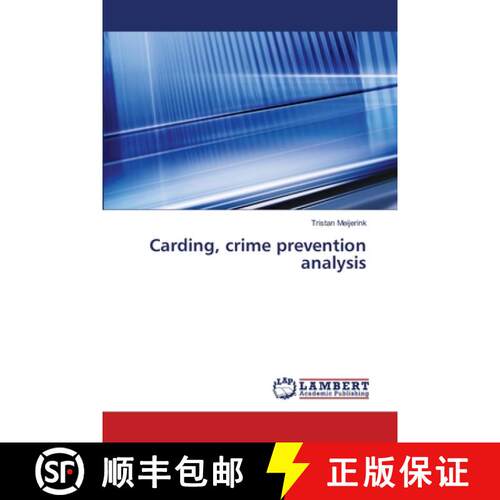 预订 Carding, crime prevention analysis [9783659456190]