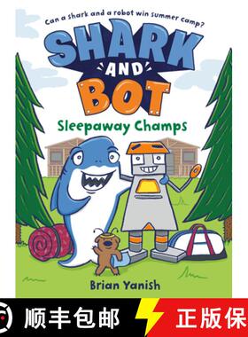 【3-4周达】Shark and Bot #2: Sleepaway Champs: (A Graphic Novel) [9780593643945]