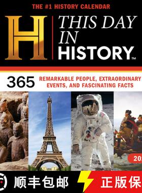 【3-4周达】2026 History Channel This Day in History Wall Calendar: 365 Remarkable People, Extraordina... [9781728284040]