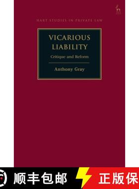 预订 Vicarious Liability: Critique and Reform [9781509943876]