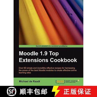 预订 Moodle 1.9 Top Extensions Cookbook [9781849512169]