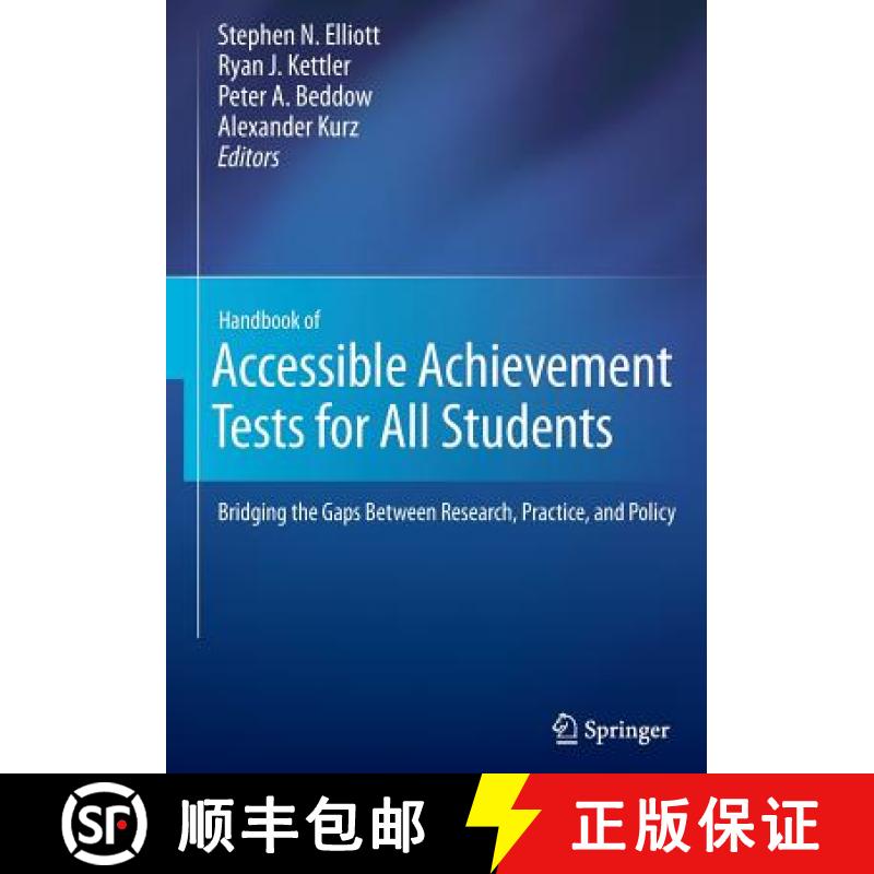 【3-4周达】Handbook of Accessible Achievement Tests for All Students : Bridging the Gaps Between Rese... [9781461432180]