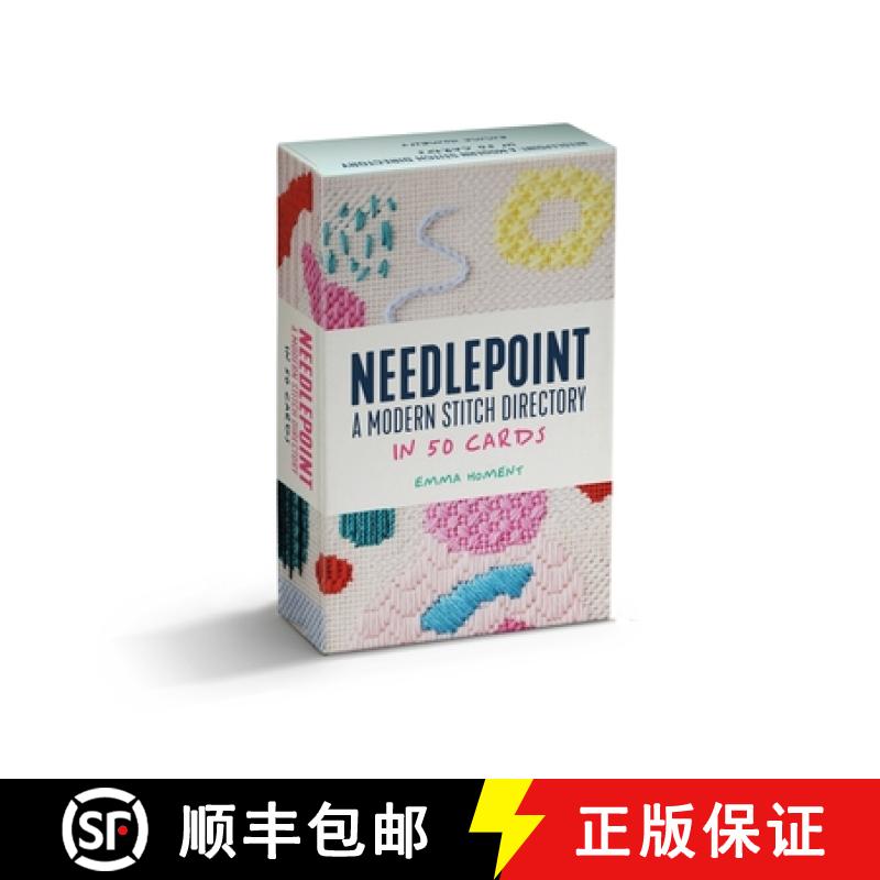 【3-4周达】Needlepoint: A Modern Stitch Directory Card Deck: 50 Creative Stitches and Techniques for ... [9781446312605]