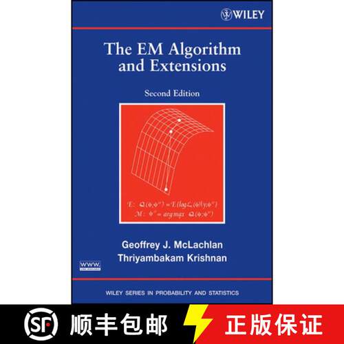 【3-4周达】精装 The Em Algorithm And Extensions, Second Edition [Wiley统计学] [9780471201700]