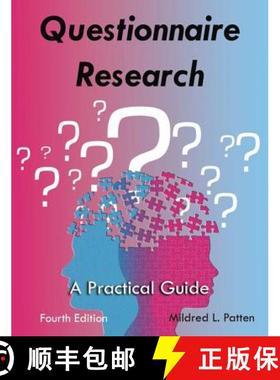【3-4周达】Questionnaire Research : A Practical Guide [9781936523313]