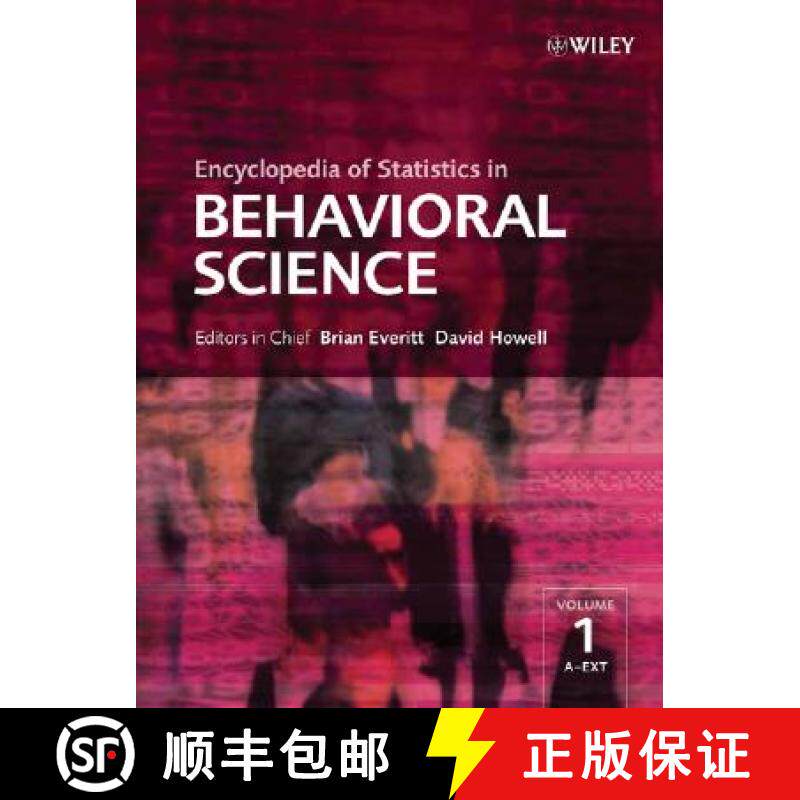 【3-4周达】Encyclopedia Of Statistics In Behavioral Science 4Vs [Wiley统计学] [9780470860809]