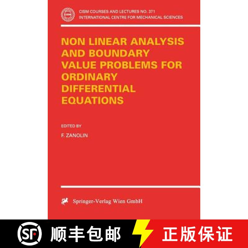 【3-4周达】Non Linear Analysis and Boundary Value Problems for Ordinary Differential Equations [9783211828113]
