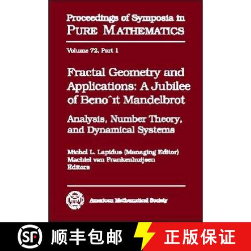 【3-4周达】精装 Fractal Geometry and Applications: A Jubilee of Benoit Mandelbrot Part 1 [9780821836378]