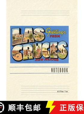 预订 Vintage Lined Notebook Greetings from Las Cruces, New Mexico [9798385436446]