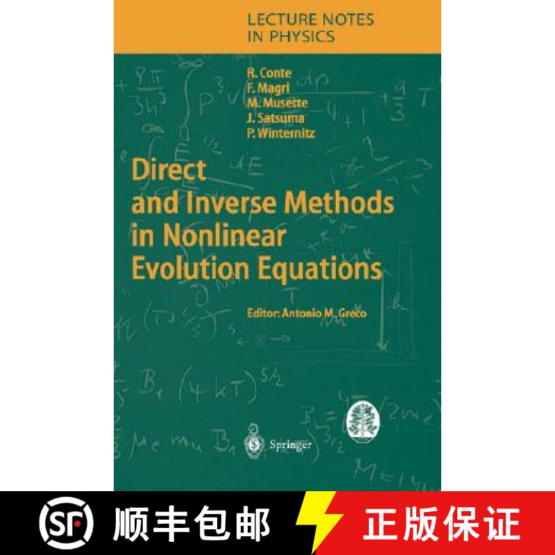 【3-4周达】Direct and Inverse Methods in Nonlinear Evolution Equations: Lectures Given at the C.I.M.E... [9783540200871]