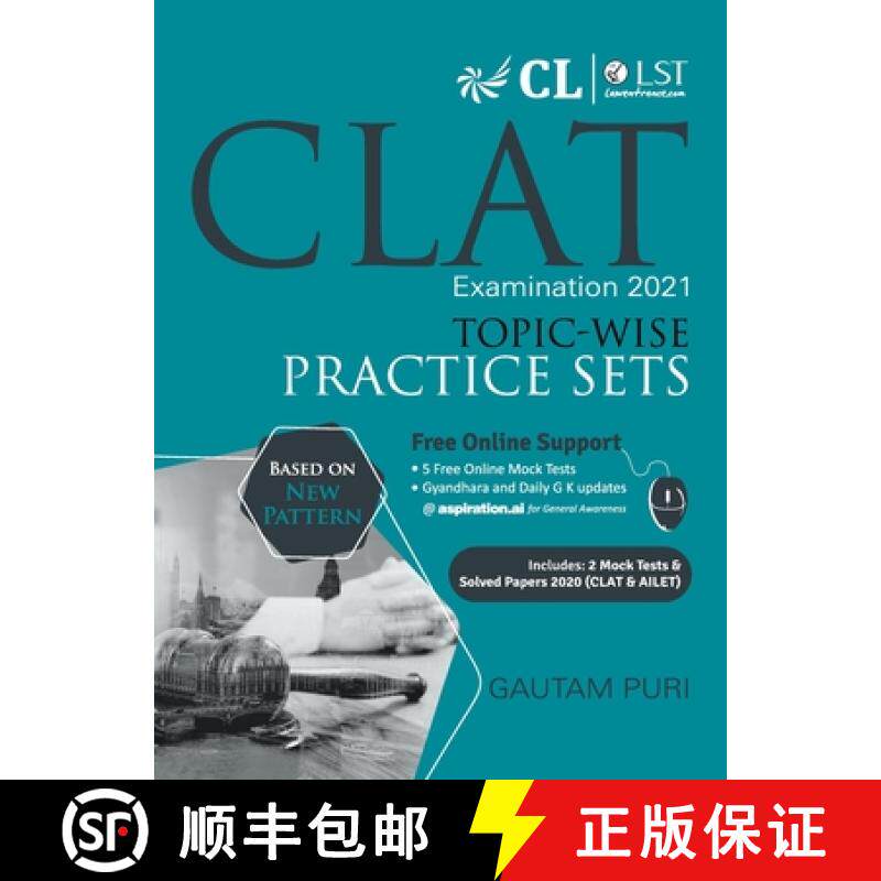 【3-4周达】Clat 2021 Topic-Wise Practice Sets [9789390187782]