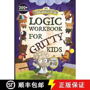 Gritty Games Kids for Logic Log... Word Spatial 9798989830107 Math Workbook Puzzles Intermediate 预订 Reasoning