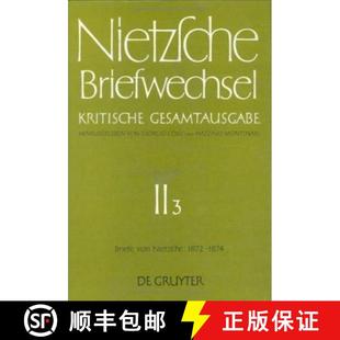 1872 Von 9783110071948 1874 Dezember Mai Nietzsche Friedrich Briefe 预订