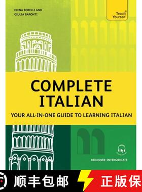 【3-4周达】Complete Italian: Your all-in-one guide to learning Italian (Beginner–Intermediate) [9781399818612]
