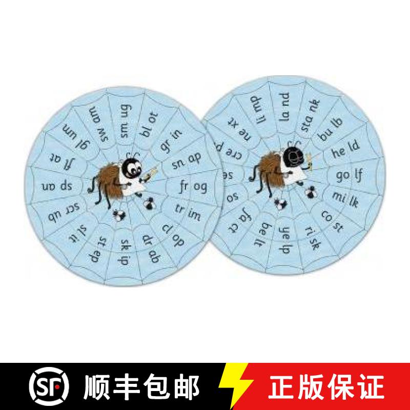 【3-4周达】Jolly Phonics Blends Wheels: in Precursive Letters [9781844144372]