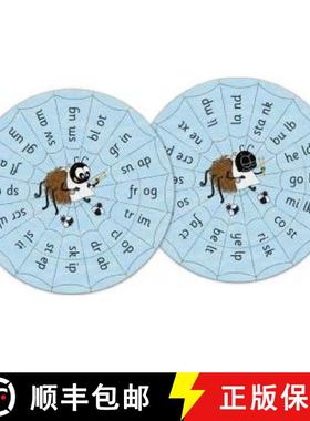 【3-4周达】Jolly Phonics Blends Wheels: in Precursive Letters [9781844144372]