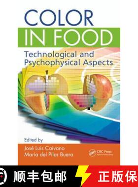 【3-4周达】Color in Food : Technological and Psychophysical Aspects [9781439876930]