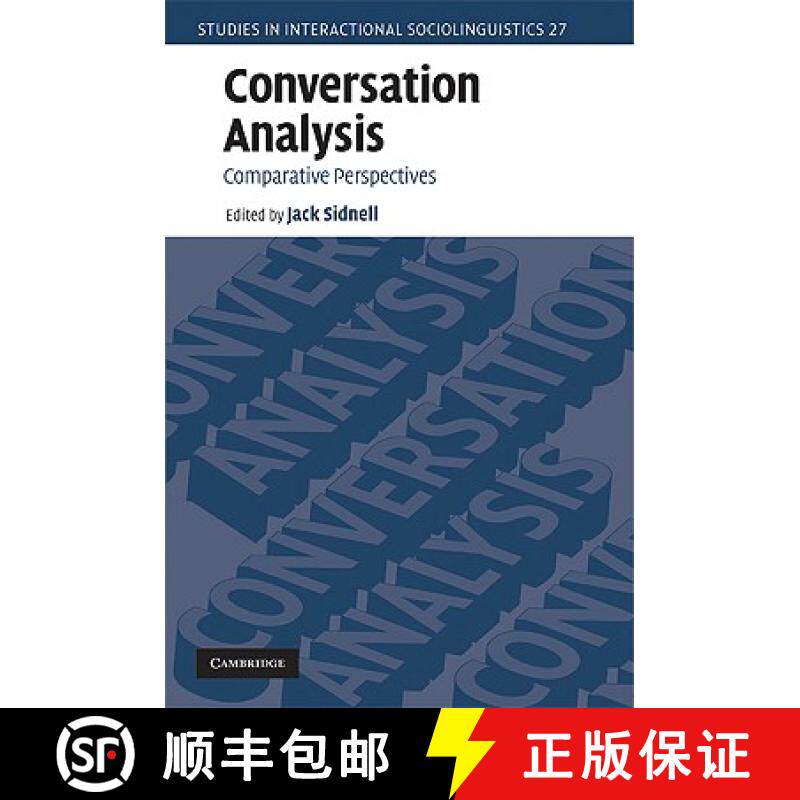 【3-4周达】Conversation Analysis: Comparative Perspectives - Conversation Analysis: Comparative Persp... [9780521883719]
