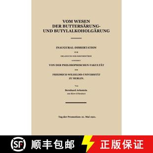 Inaugural 9783662228098 Vom Buttersaure Und Der 4周达 Wesen Dissertation Butylalkoholgarung