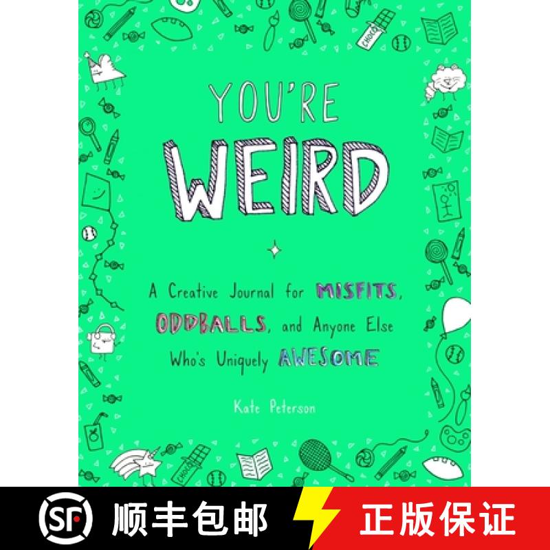 【2-3周达】You're Weird: A Creative Journal for Misfits, Oddballs, and Anyone Else Who's Uniquely Awe... [9780143130895]